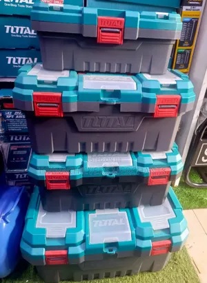 TOTAL Plastic Tool Box, 17" & 20", PP Material, High-Strength Handle, With Tray | Models: TPBX0171 | TPBX0201_img_2