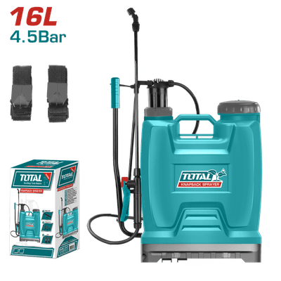 TOTAL THSPP41602 Knapsack Sprayer | 16 Litre Capacity | Manual / Battery Operated | Agricultural & Garden Sprayer | Model: THSPP41602_img_0