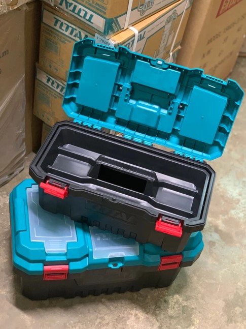 TOTAL Plastic Tool Box, 17" & 20", PP Material, High-Strength Handle, With Tray | Models: TPBX0171 | TPBX0201_img_3