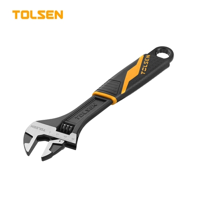 Tolsen 10" Adjustable Wrench Selai Wrench Industrial Gripro Series Model 15310_img_0