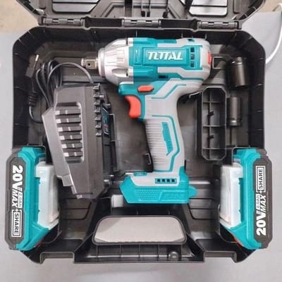 TOTAL TIWLI2035 Li-ion Impact Wrench | 20V | Brushless Motor | 2 × 2.0Ah Batteries | Charger Included | Model: TIWLI2035_img_1