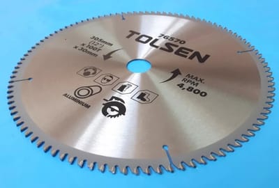 TOLSEN Circular Saw Blade ( 10" | 12") For Aluminum Cutting; Model: 76560 | 76570_img_2