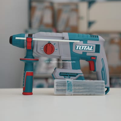 TOTAL TRHLI20268 Li-ion Rotary Hammer | 20V | Brushless Motor | SDS Plus | 2.0J Impact Energy | Tools Only | Model: TRHLI20268_img_1