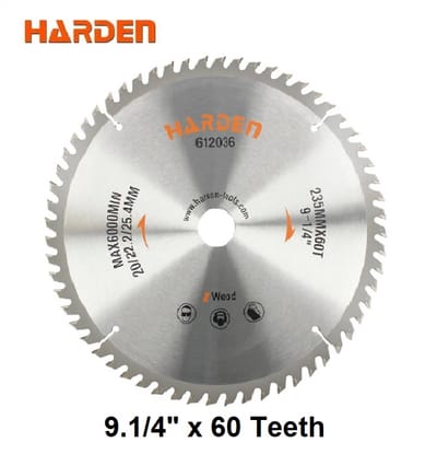 HARDEN Circular Saw Blades for Wood | Multi-Size Options | High-Tooth Count for Clean Cuts; Models: 612004 | 612016 | 612036 | 612048_img_2