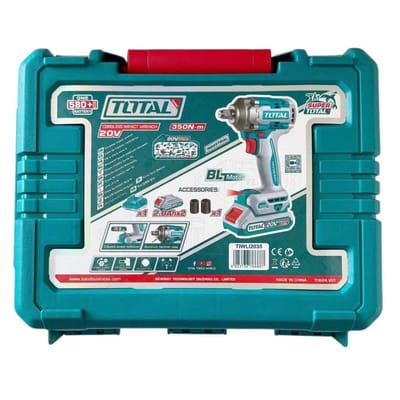 TOTAL TIWLI2035 Li-ion Impact Wrench | 20V | Brushless Motor | 2 × 2.0Ah Batteries | Charger Included | Model: TIWLI2035_img_3