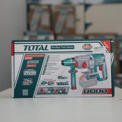 TOTAL TRHLI20268 Li-ion Rotary Hammer | 20V | Brushless Motor | SDS Plus | 2.0J Impact Energy | Tools Only | Model: TRHLI20268_img_5