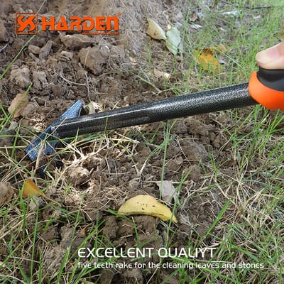 HARDEN Garden Trowel with 5 Teeth (Rake) 350x87mm; 632603_img_2