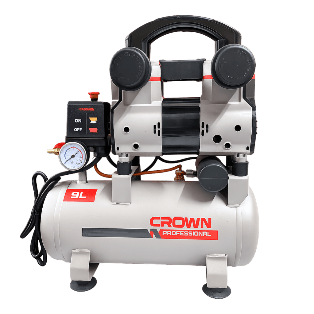 CROWN CT36164 9L Air Compressor, 1HP, 9L, 8bar; CT36164