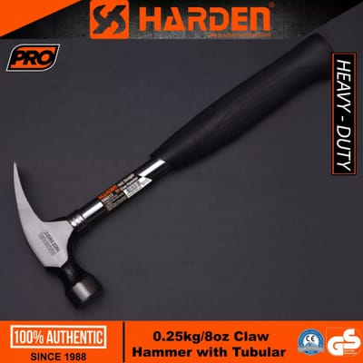HARDEN Claw Hammer (250gm (8oz) | 500gm (16oz)), Steel Shaft with Rubber Handle; 590210 | 590211_img_6