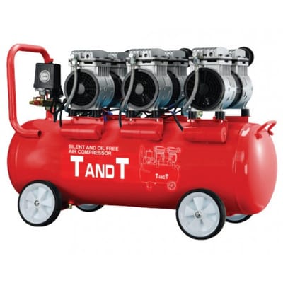 TANDT TT1002S 100L Air Compressor oil free & Silent, 3.5HP, 8bar; Model: TT1002S_img_0