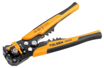 TOLSEN 38048 Industrial Automatic Wire Stripper | 8" (200mm) | 24-10 AWG | Stripping, Cutting & Crimping | Model: 38048_img_5