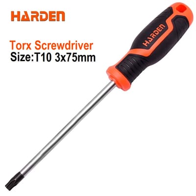 HARDEN Trox Screwdriver ( T8 | T10 | T15 | T20 | T25 | T27 | T30 | T40 ) with Soft Handle and Strong Magnet, CRV; 550292 | 550293 | 550294 | 550295 | 550296 | 550297 | 550298 | 550299_img_10