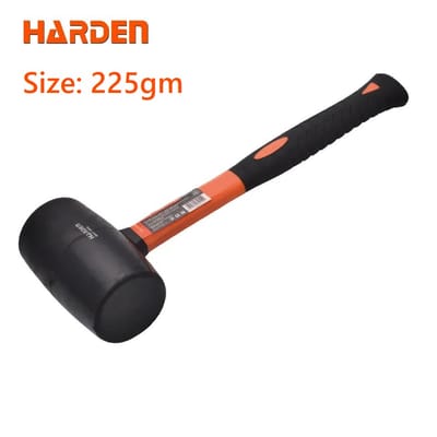 HARDEN Rubber Mallet (250gm | 500gm | 700gm ) with Fiberglass Handle Professional 590412 | 590415 | 590417_img_7