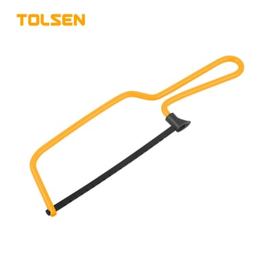 TOLSEN 30050 Mini Hacksaw Frame | 6" (150mm) | Includes Saw Blade | Compact Cutting Tool | Model: 30050_img_0