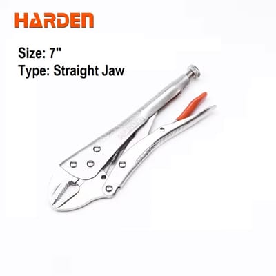 HARDEN Locking Pliers ( Straight Jaw ), Grip Plier with 2 size Option ( 7" | 10" ); Model: 560603 | 560604_img_6