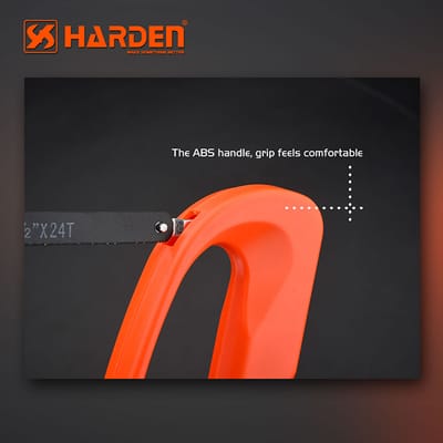 HARDEN 610702 Hacksaw Frame (Classic), 12", Adjustable Metal Hacksaw Frame \w blade; 610702_img_2