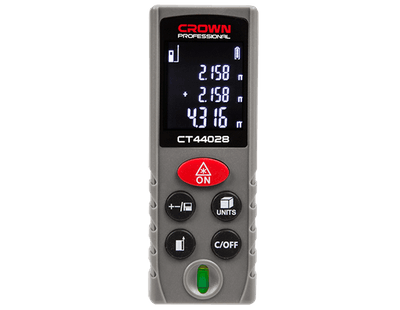 CROWN CT44028 Professional Digital Laser Measure, 40m, ±2mm; CT44028_img_0