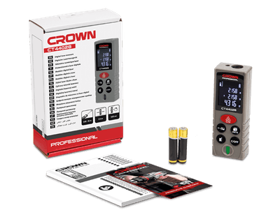 CROWN CT44028 Professional Digital Laser Measure, 40m, ±2mm; CT44028_img_2
