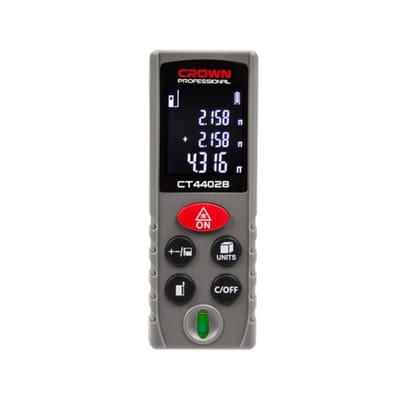 CROWN CT44028 Professional Digital Laser Measure, 40m, ±2mm; CT44028_img_3