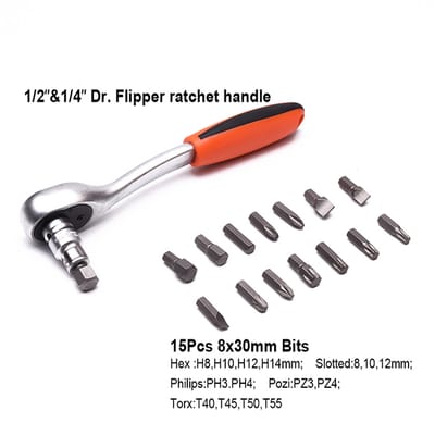 HARDEN 94PCS 1/2 & 1/4 inch DR. Socket Set Auto Tools Set 510694_img_6