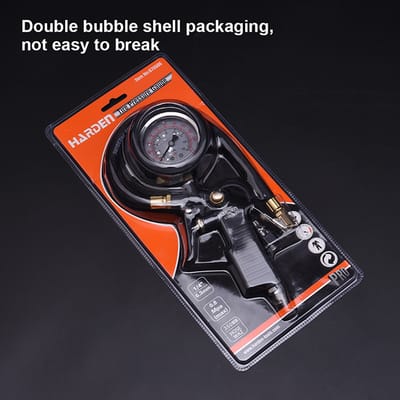HARDEN Car Tire Inflator with Oil-Filled Pressure Gauge, Tire Pressure Gauge Model: 670506_img_3