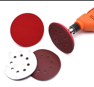 HARDEN 10Pcs 9" Sanding Disc Packs ( 60 Grid | 80 Grid | 1200 Grid ) Velco Disc Flap Disc Paper; Model: 611784 | 611785 | 611787_img_0