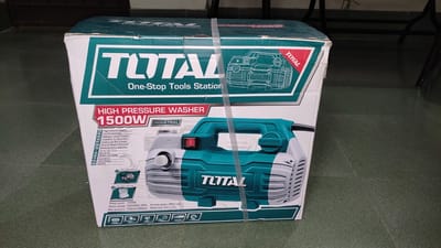 TOTAL TGT11236 High Pressure Washer | 1500W | 100 Bar (1450 PSI) | Induction Motor | 8m Hose | Model: TGT11236_img_1