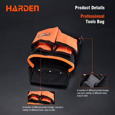 HARDEN Waist Tool Bag, Professional Tools Bag, 260 x 260mm; Model: 520501_img_2