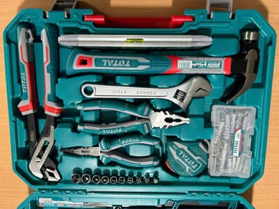 TOTAL THKTHP21686 168 Pcs Hand Tools Set | Comprehensive Home & Workshop Kit | Carrying Case Included | Model: THKTHP21686_img_1