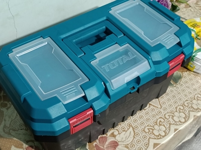TOTAL Plastic Tool Box, 17" & 20", PP Material, High-Strength Handle, With Tray | Models: TPBX0171 | TPBX0201_img_1
