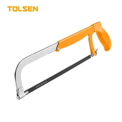 TOLSEN 30056 Adjustable Hacksaw Frame ( 8″–10″–12″ ) Steel Handle, Includes Saw Blade | Model: 30056_img_0
