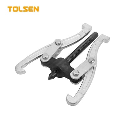 TOLSEN 65002 6" 2-Jaw Gear Puller, Adjustable, Forged Steel, Zinc Plated | Model: 65002_img_0