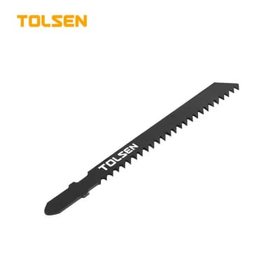 TOLSEN Jig Saw Blade set (5pcs) for wood cutting, Available size: T111C | T144D | T244D | T101B, T-Shank, Material: HCS; Model: 76801 | 76802 | 76803 | 76804_img_0