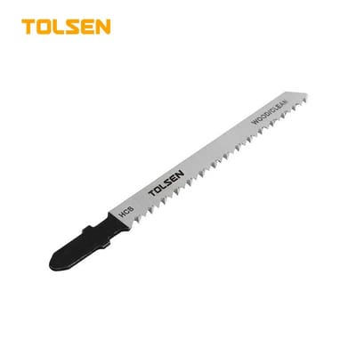 TOLSEN Jig Saw Blade set (5pcs) for wood cutting, Available size: T111C | T144D | T244D | T101B, T-Shank, Material: HCS; Model: 76801 | 76802 | 76803 | 76804_img_3