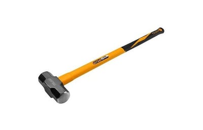TOLSEN 25046 Sledge Hammer, 3.6kg (8lbs), Fiberglass Handle, Heat Treated, Black Painted; Model: 25046_img_1