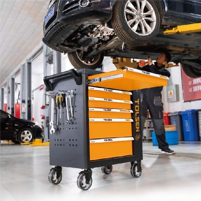 TOLSEN 85410 175Pcs Tools Set, 71kgs Material 5 Drawer Tool Roller Cabinet; 85410_img_2