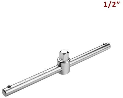 TOLSEN 15131 Sliding Bar, 10" (250mm), 1/2" Drive, CrV Steel, Satin Finish, Industrial Series | Model: 15131_img_2
