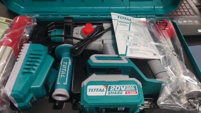 TOTAL TOSLI240208 20V Cordless Rotary Hammer Combo Kit | Rotary Hammer + Hand Blender | Brushless Motor | 2.0J Impact Energy | Model: TOSLI240208_img_1