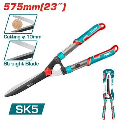 TOTAL THT1516001 Hedge Shear, 22" (557mm), Carbon Steel with Teflon Coating, Cutting Capacity 10mm | Industrial | Model: THT1516001_img_0
