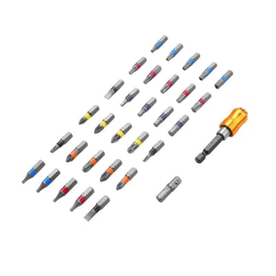 TOLSEN 20370 32Pcs Screwdriver Bit Set, S2 Steel, Magnetic Bit Holder, Security Bits Included | Model: 20370_img_2