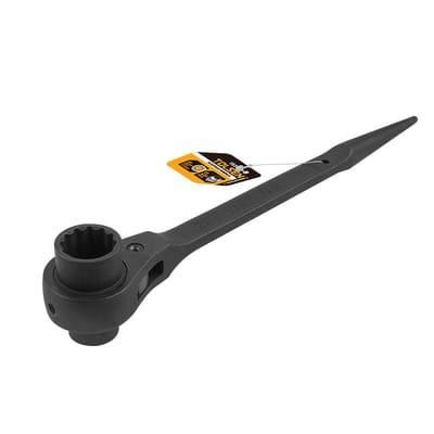 TOLSEN 15297 Scaffold Wrench, 19x24mm, Special Tool Steel, CrV 12-Point Socket, Black Finish | Model: 15297_img_5