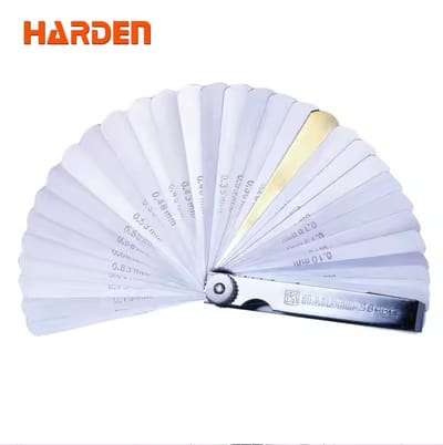 HARDEN 32pcs Feeler Gauge, 65Mn Blade, Professional Metal Feeler Gauge Set; 580432_img_0