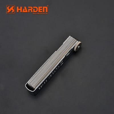 HARDEN 32pcs Feeler Gauge, 65Mn Blade, Professional Metal Feeler Gauge Set; 580432_img_2