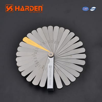 HARDEN 32pcs Feeler Gauge, 65Mn Blade, Professional Metal Feeler Gauge Set; 580432_img_3