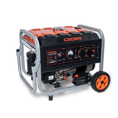 CROWN CT34077WE Generator 2.8KW Professional Gasoline Generator, Max. 3KW, Electric start; CT34077WE_img_0
