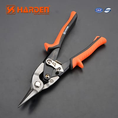 Harden 10" Aviation Snips Taiwan Type Straight Head ( Professional & Industrial ) Chrome Vanadium Straight Aviation Tin Snip 570107_img_0