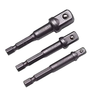 HARDEN HEX Socket Adaptor Set 3 pcs, 1/2", 3/8", 1/4" Model: 550733_img_0