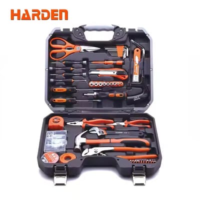 Harden 63 Pcs Tools Set Professional Germany Design Portable Household Repairing Electrician Hand Hardware Tool Set with Blow Case 511012_img_0