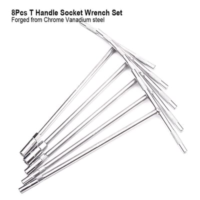 Harden 8pcs T - Handle Socket Wrench Set : ( 6, 7, 8, 9, 10, 12, 13, 14mm ) 520658_img_2