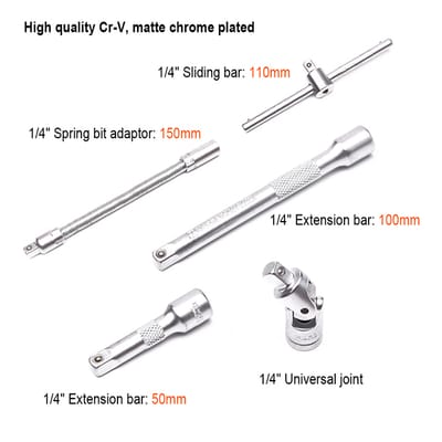 HARDEN 24Pcs 1/4" inch Drive Socket Tools Set Wrench Set 520631_img_5